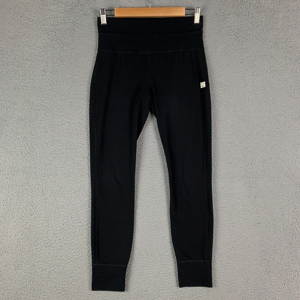 Vuori Daily Legging Women's Small Black High Rise Drawstring 7/8 Active Athletic